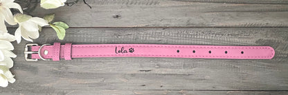 Leatherette Dog Collar - Lola