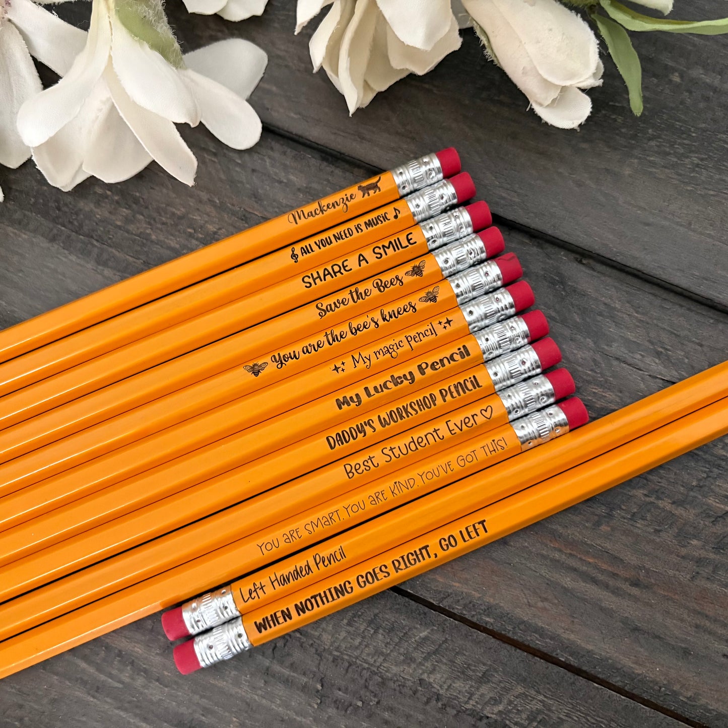 Engraved #2HB Pencils - Bundle Packs (Ticonderoga Brand)