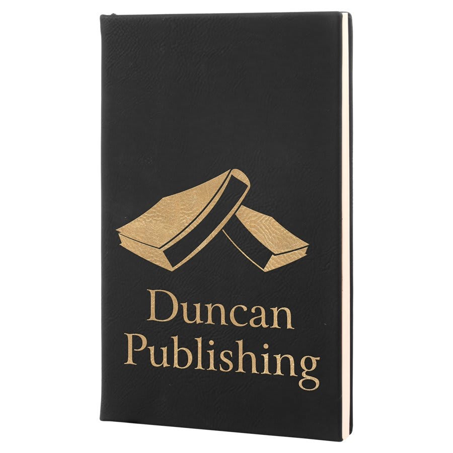 Personalized Leatherette Journals - 2 Sizes & 19 Colours