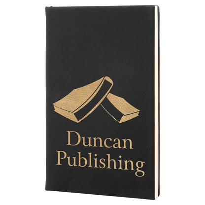 Personalized Leatherette Journals - 2 Sizes & 19 Colours