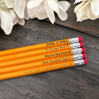 Engraved #2HB Pencils - Bundle Packs (Madesi Brand)