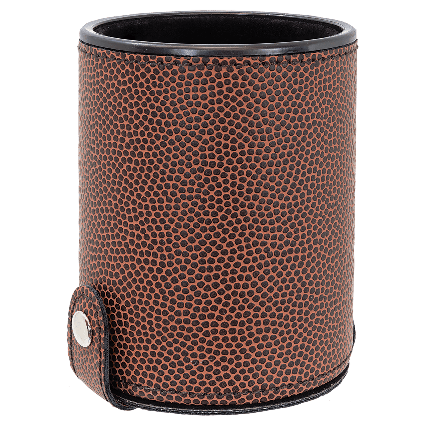 Personalized Leatherette Dice Cups with 5 Dice - 11 Colours
