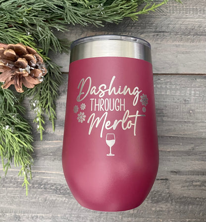 Personalized 16oz Stainless Steel Wine Tumblers