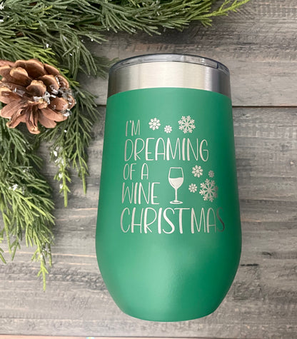 Personalized 16oz Stainless Steel Wine Tumblers