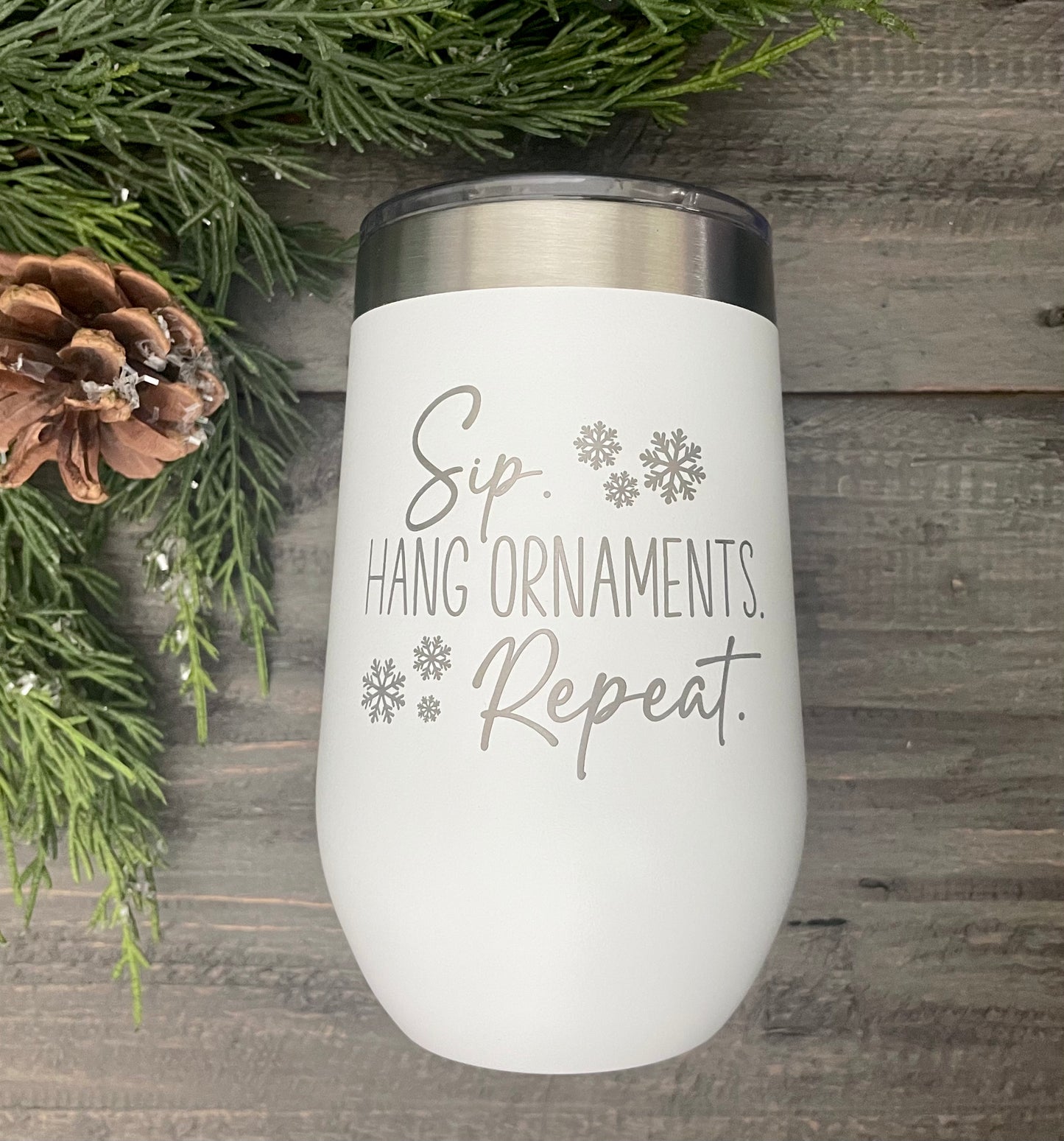 Personalized 16oz Stainless Steel Wine Tumblers