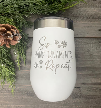 Personalized 16oz Stainless Steel Wine Tumblers