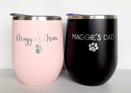 Personalized 16oz Stainless Steel Wine Tumblers