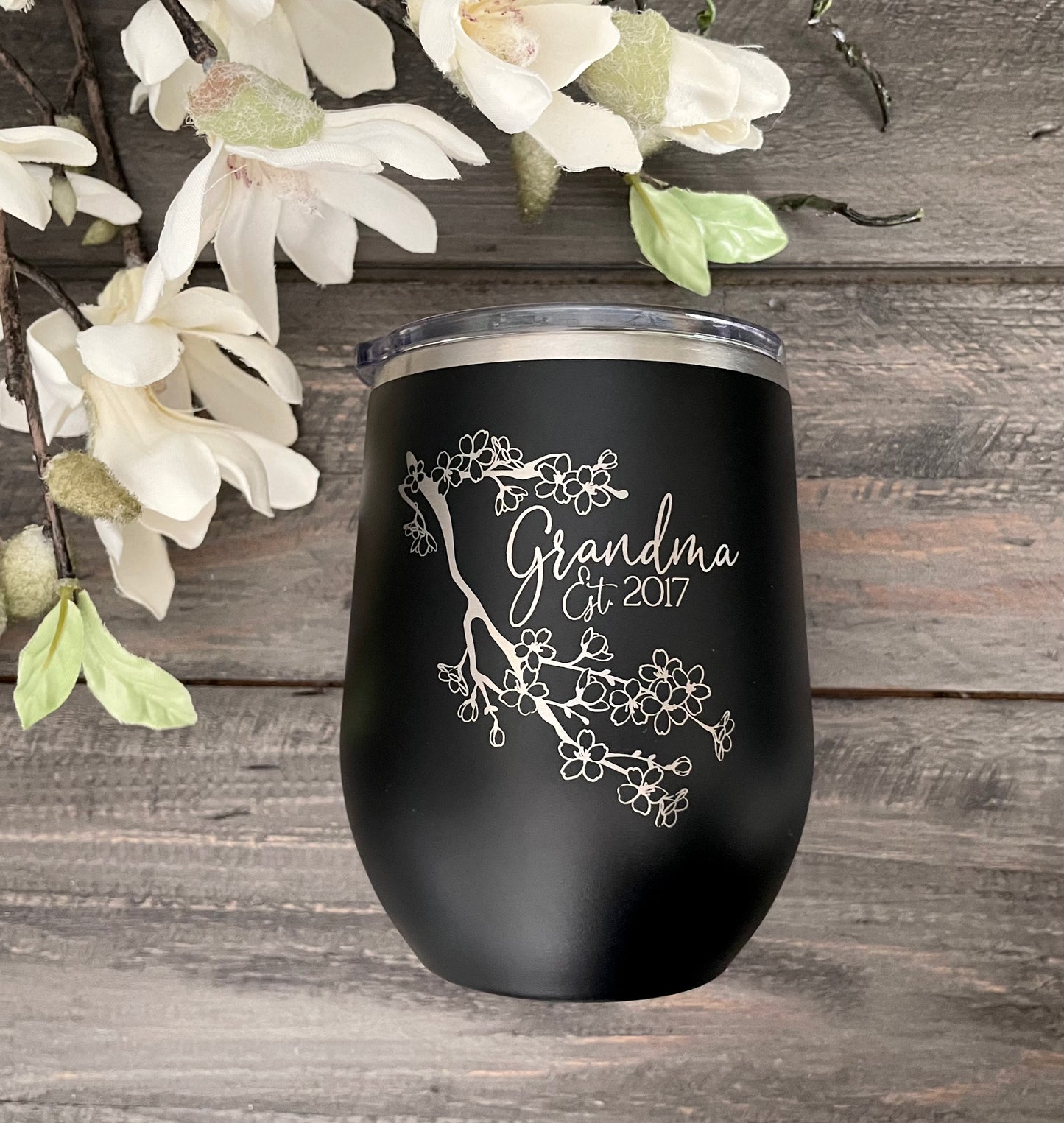 Personalized 16oz Stainless Steel Wine Tumblers