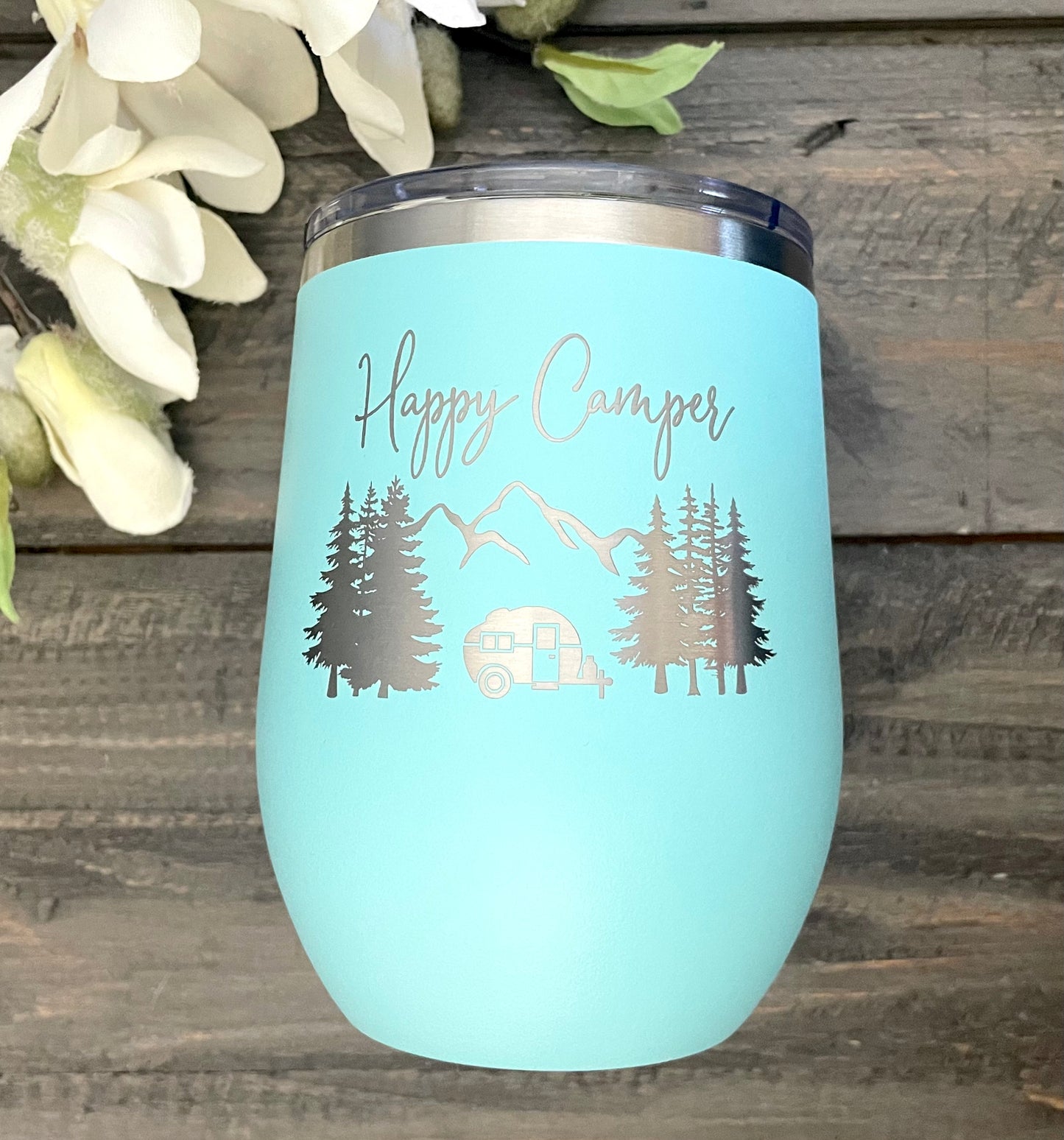 Personalized 12oz Stainless Steel Wine Tumblers