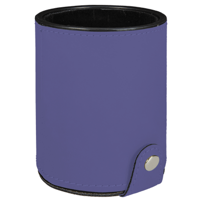 Personalized Leatherette Dice Cups with 5 Dice - 11 Colours
