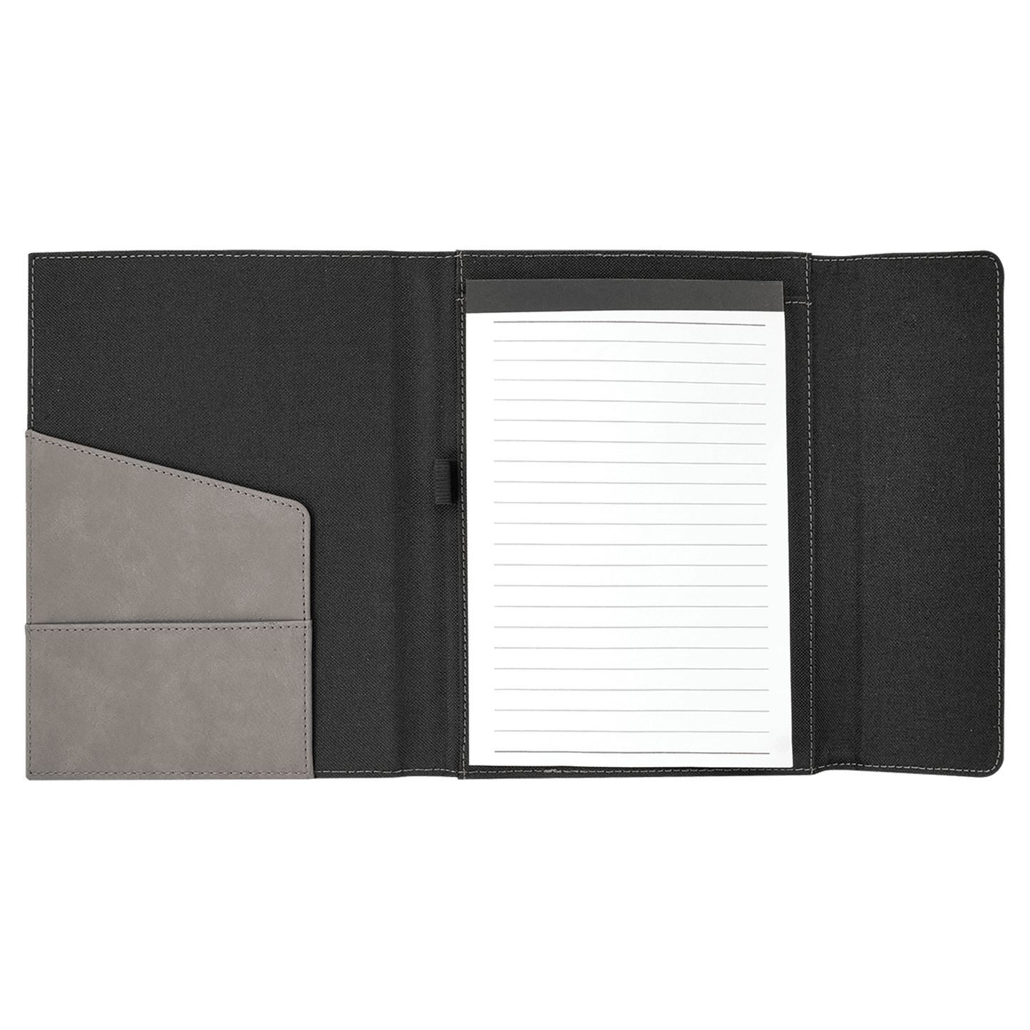Personalized Leatherette Canvas Portfolios with Notepad