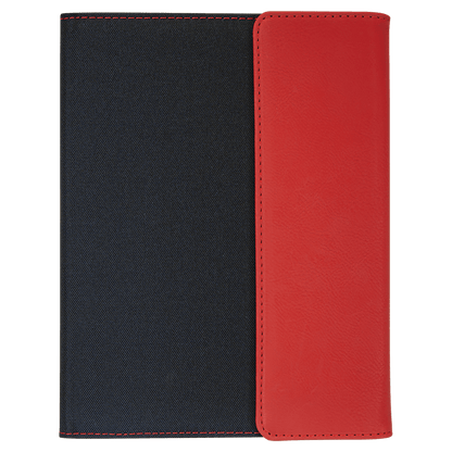 Personalized Leatherette Canvas Portfolios with Notepad