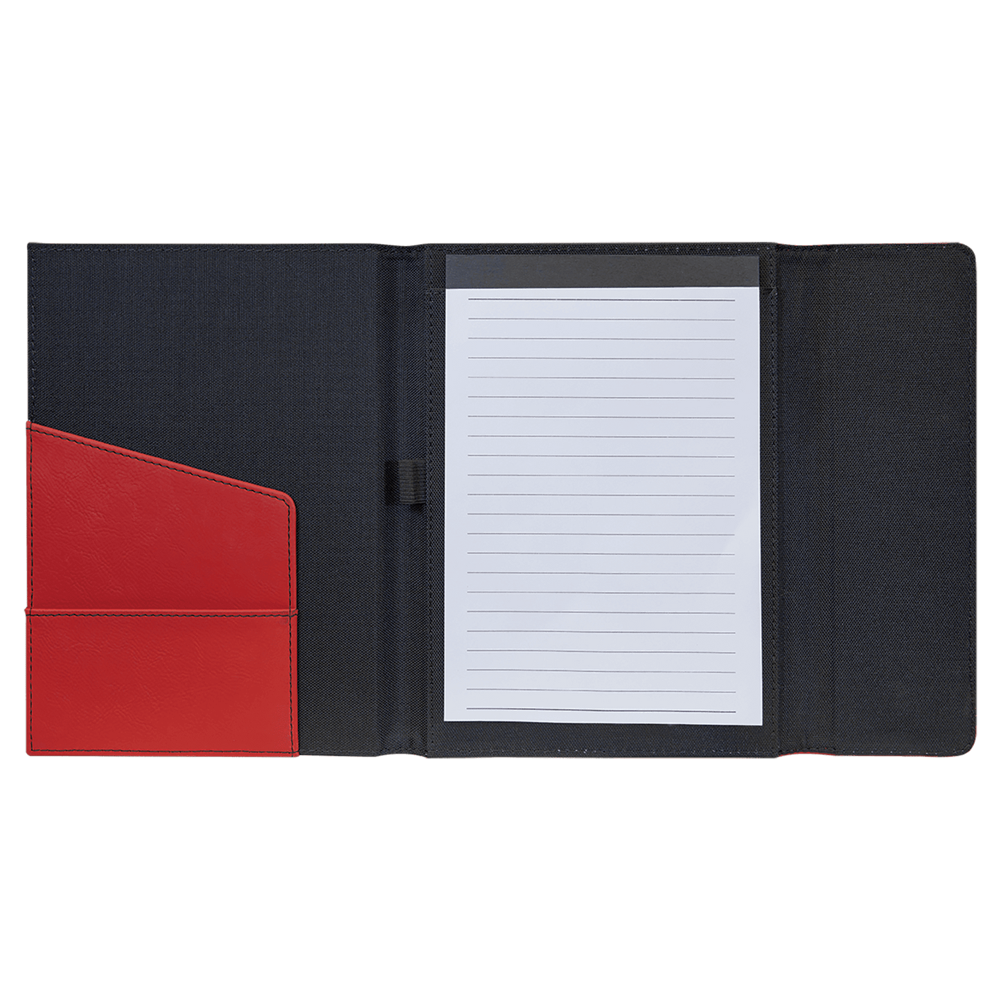 Personalized Leatherette Canvas Portfolios with Notepad