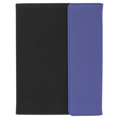Personalized Leatherette Canvas Portfolios with Notepad