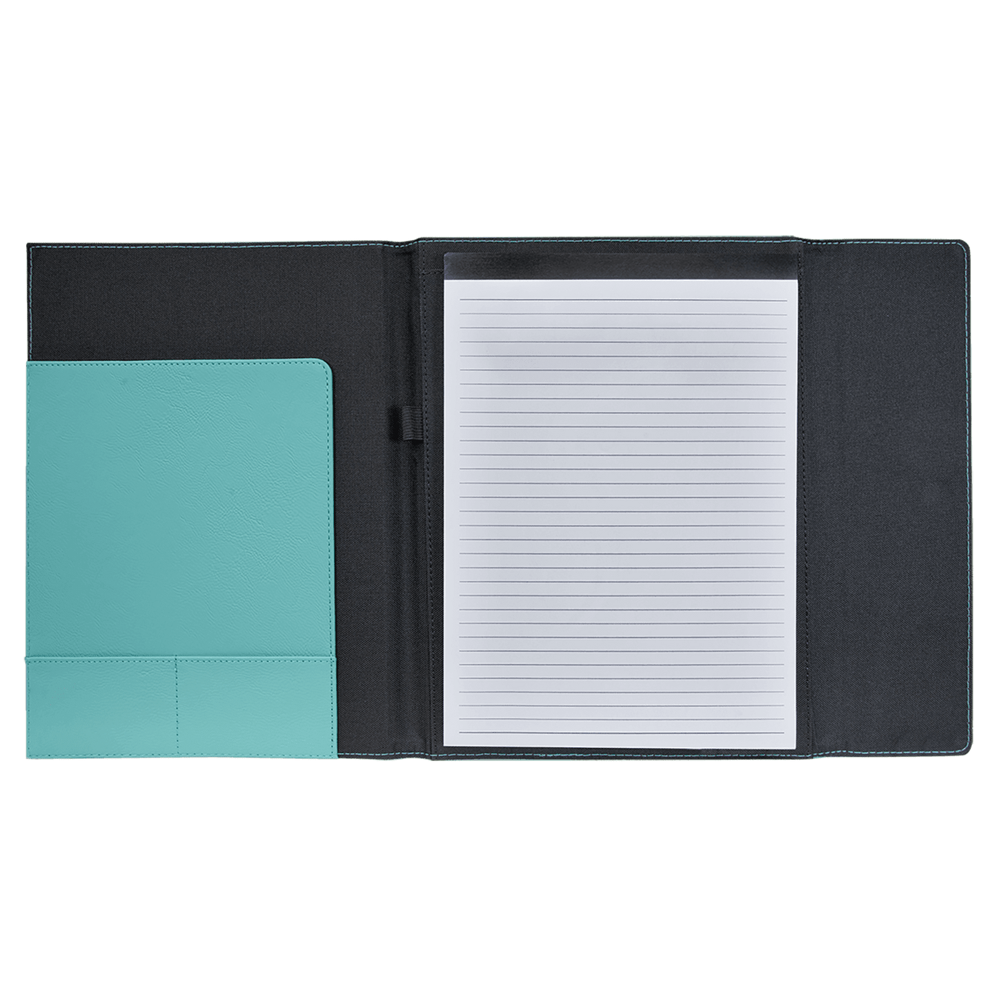 Personalized Leatherette Canvas Portfolios with Notepad