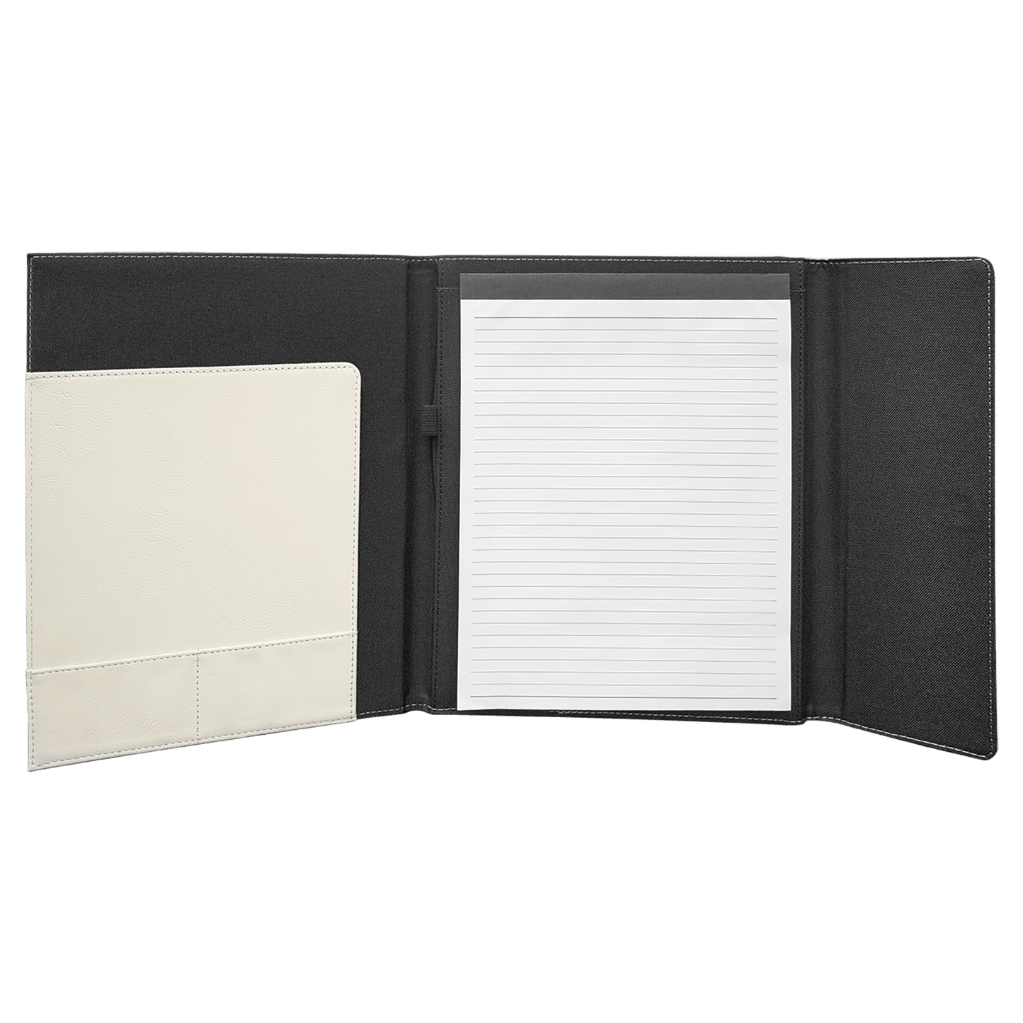 Personalized Leatherette Canvas Portfolios with Notepad