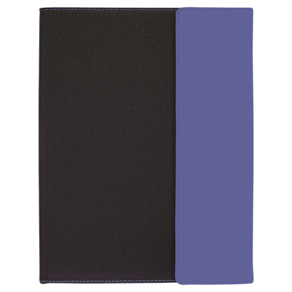 Personalized Leatherette Canvas Portfolios with Notepad