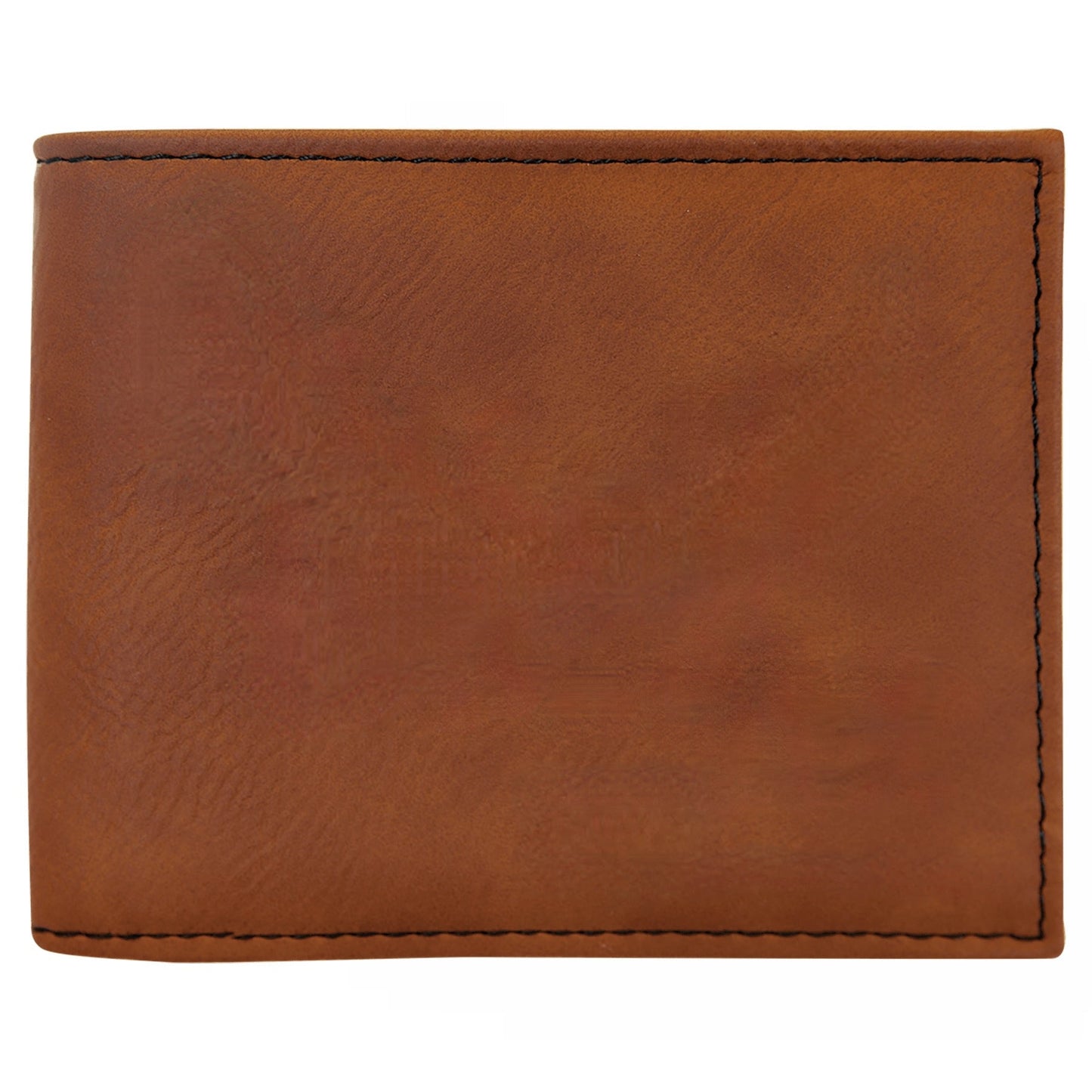 Engraved Leatherette Bi-Fold Wallets - With RFID Protection - 6 Colours