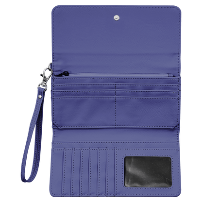Engraved Leatherette Wristlet Wallets - With RFID Protection - 11 Colours