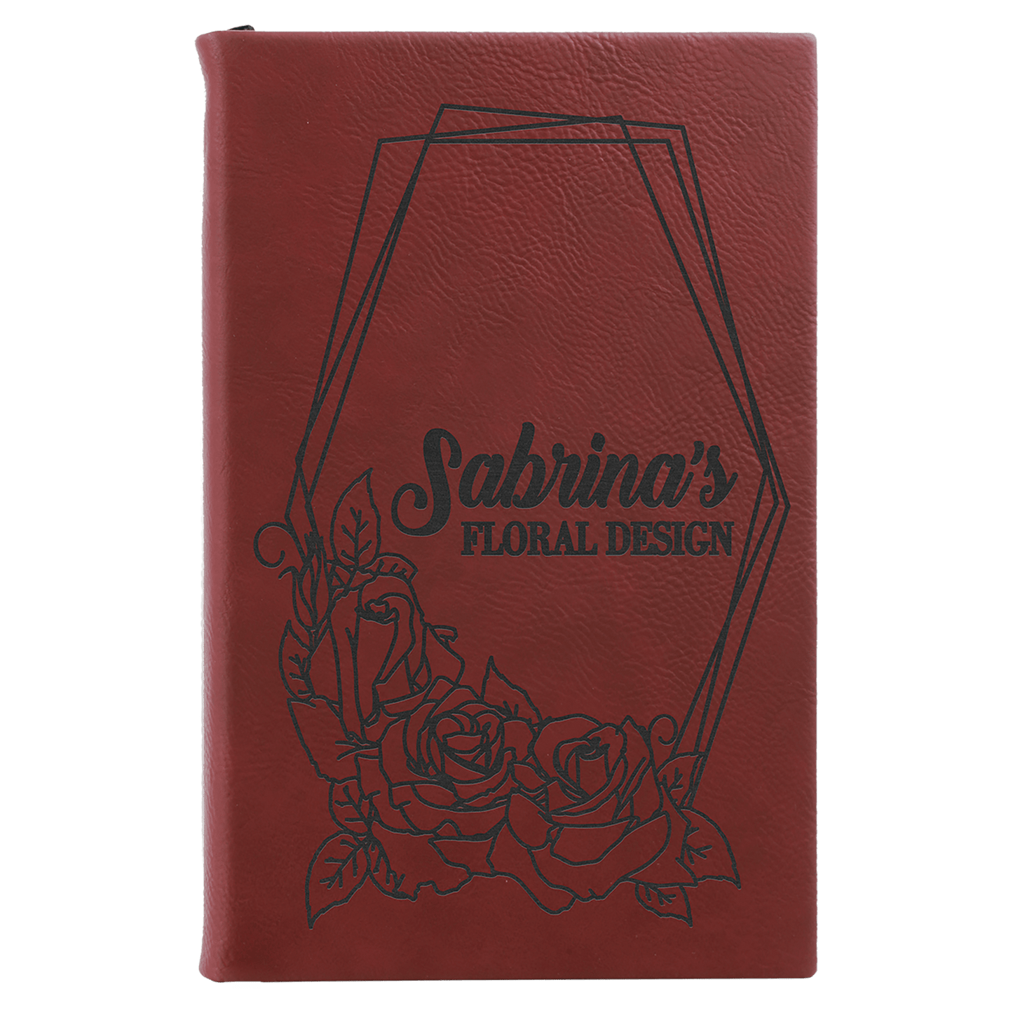 Personalized Leatherette Sketchbooks - 2 Sizes & 17 Colours