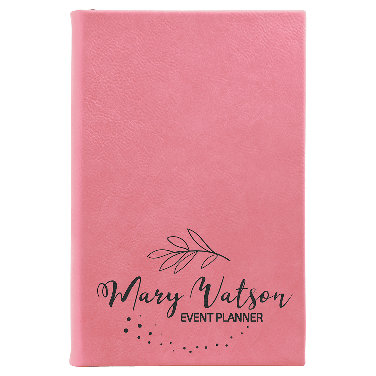 Personalized Leatherette Sketchbooks - 2 Sizes & 17 Colours