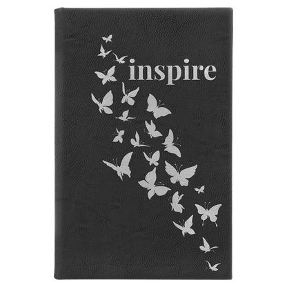 Personalized Leatherette Sketchbooks - 2 Sizes & 17 Colours