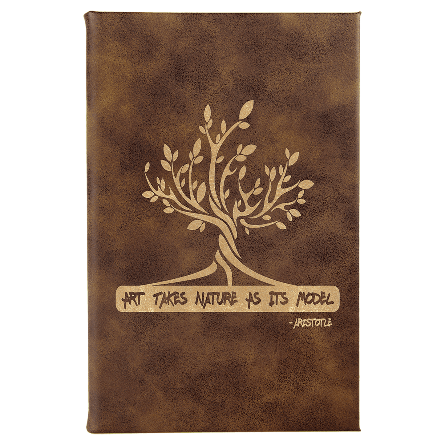 Personalized Leatherette Sketchbooks - 2 Sizes & 17 Colours