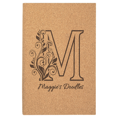 Personalized Leatherette Sketchbooks - 2 Sizes & 17 Colours