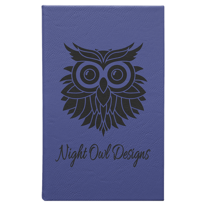Personalized Leatherette Sketchbooks - 2 Sizes & 17 Colours