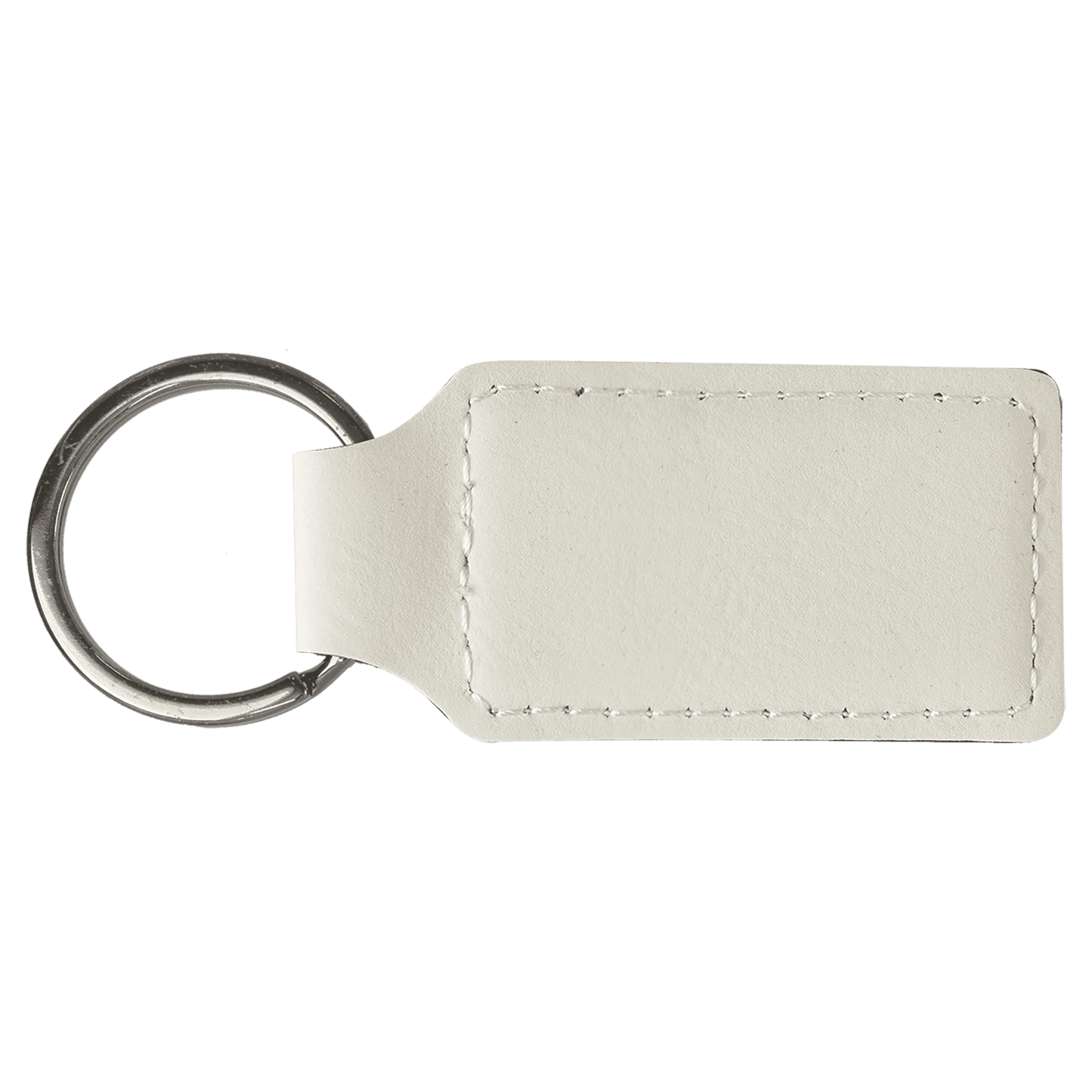 Personalized Leatherette Keychains - Rectangle
