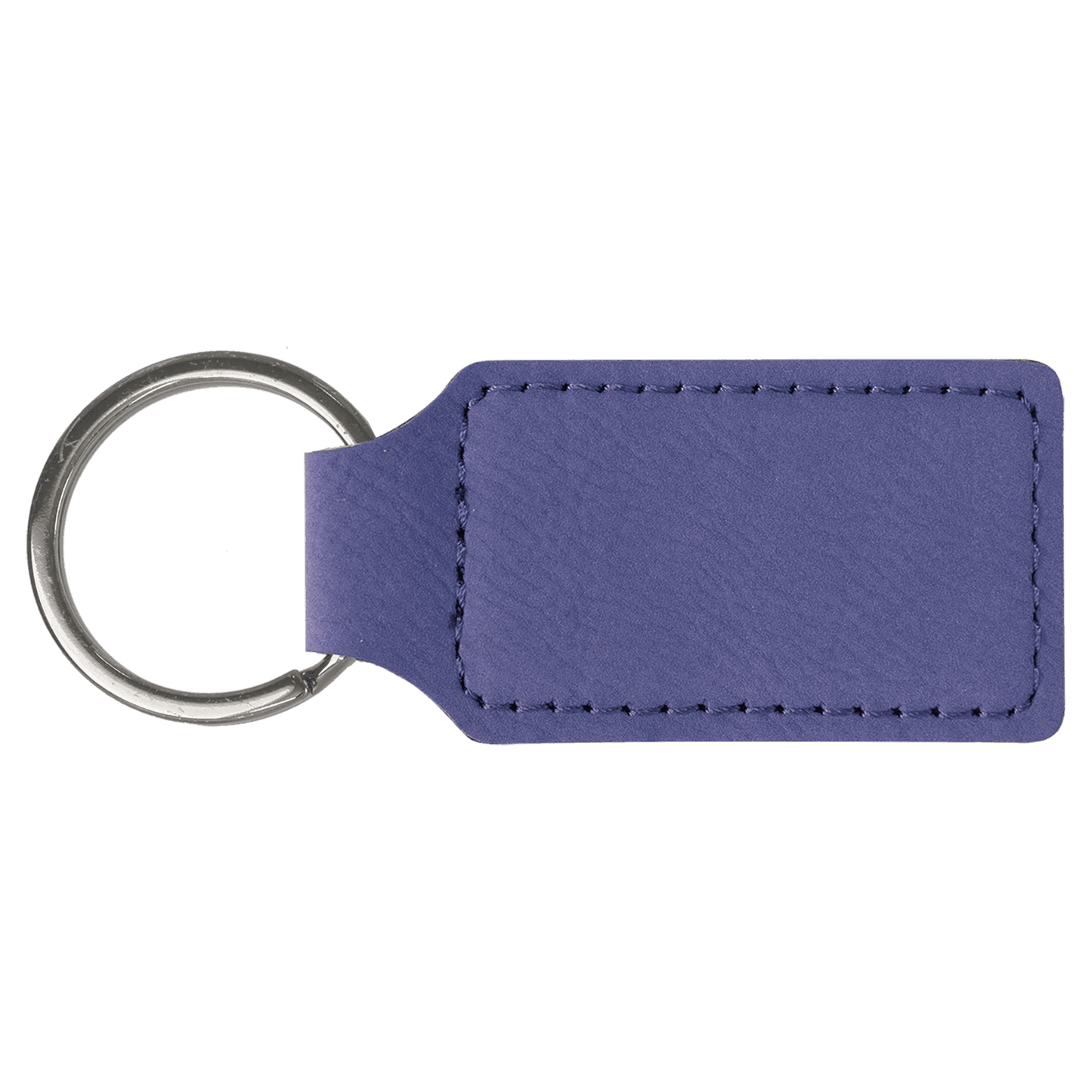 Personalized Leatherette Keychains - Rectangle