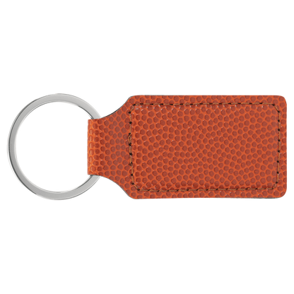 Personalized Leatherette Keychains - Rectangle