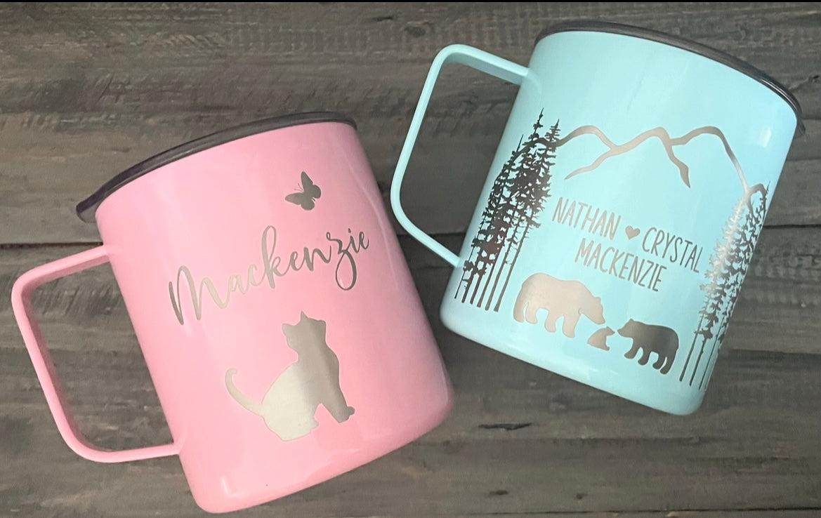 Personalized 15oz Stainless Steel Mugs