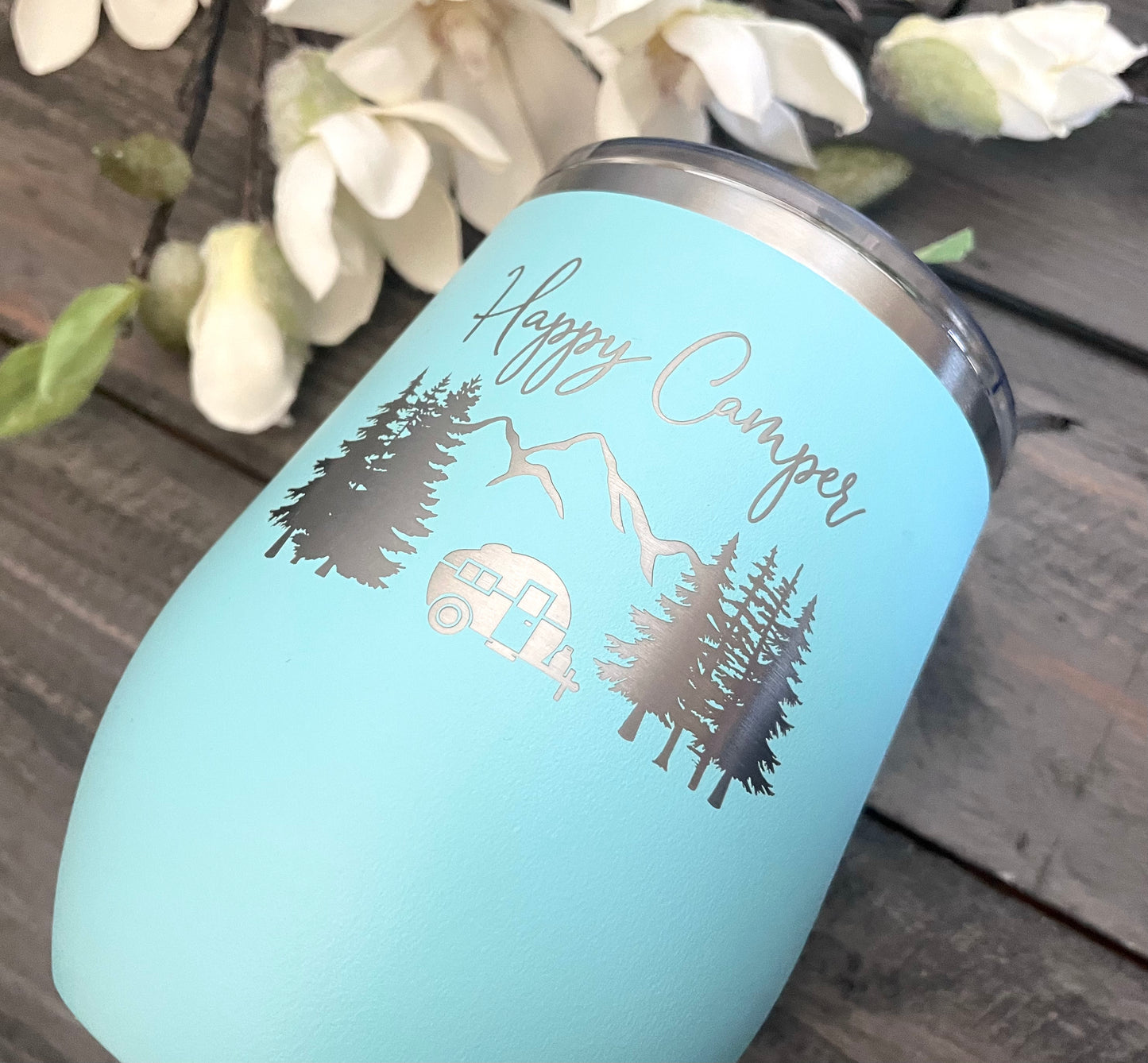 Personalized 12oz Stainless Steel Wine Tumblers