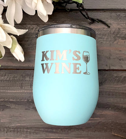 Personalized 16oz Stainless Steel Wine Tumblers