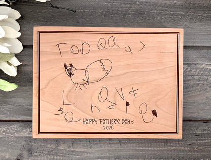 Personalized Wooden Mini Signs - Handwritten Messages