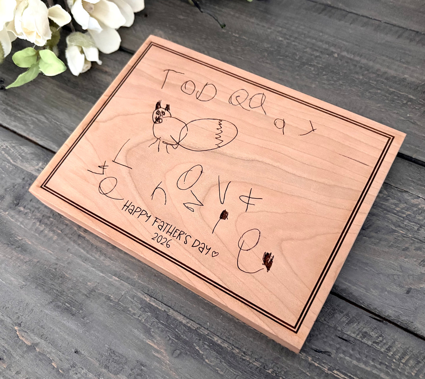 Personalized Wooden Mini Signs - Handwritten Messages