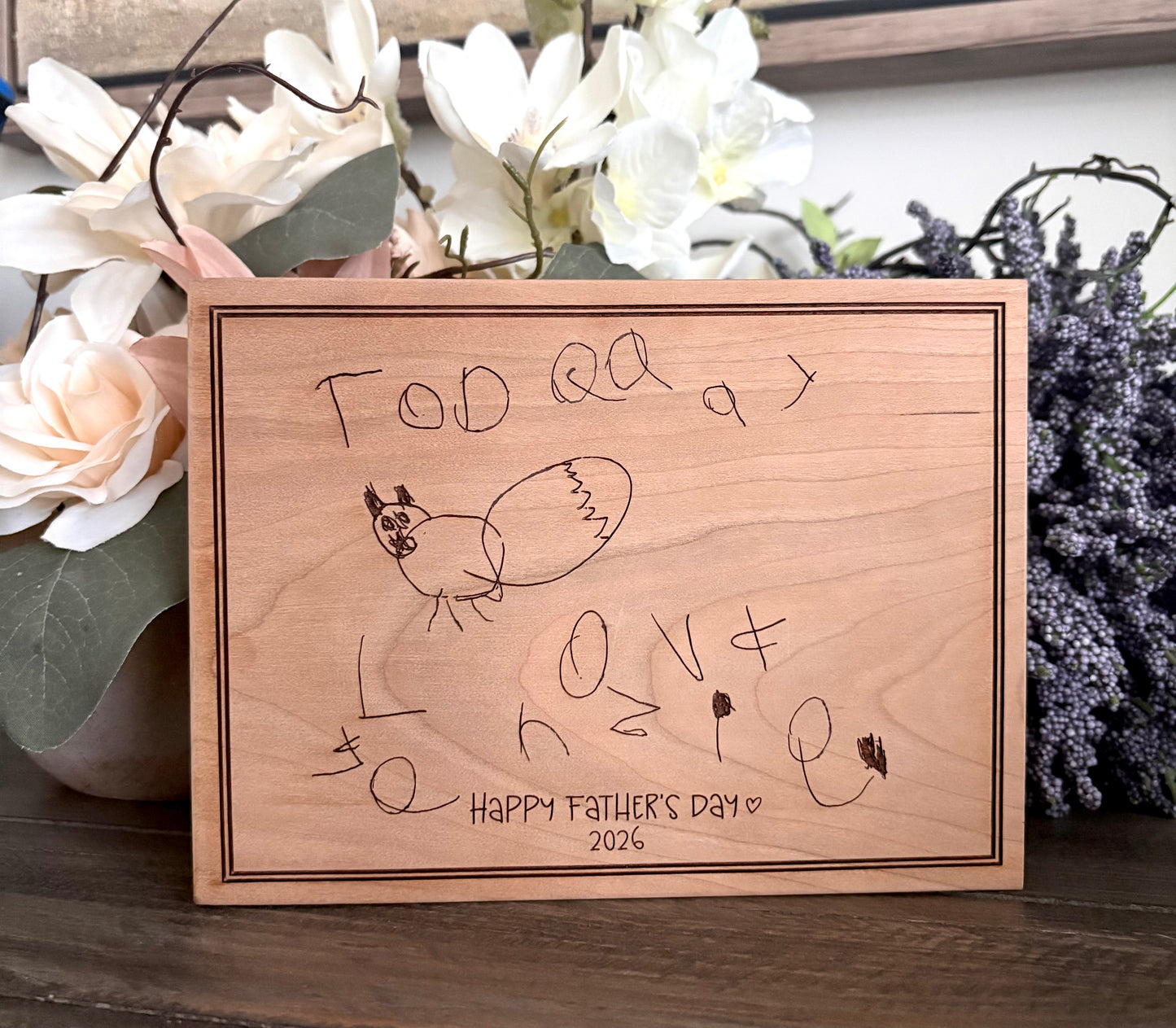 Personalized Wooden Mini Signs - Handwritten Messages