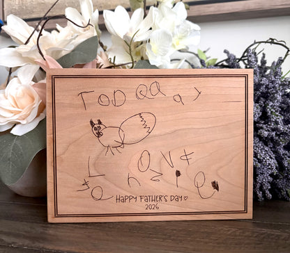 Personalized Wooden Mini Signs - Handwritten Messages