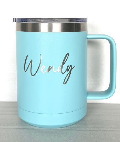 Personalized 15oz Stainless Steel Mugs