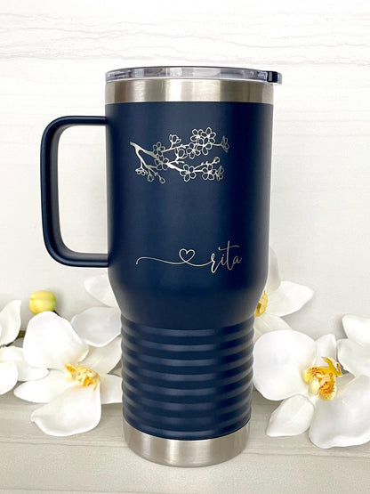 Personalized 20oz Stainless Steel Travel Mugs