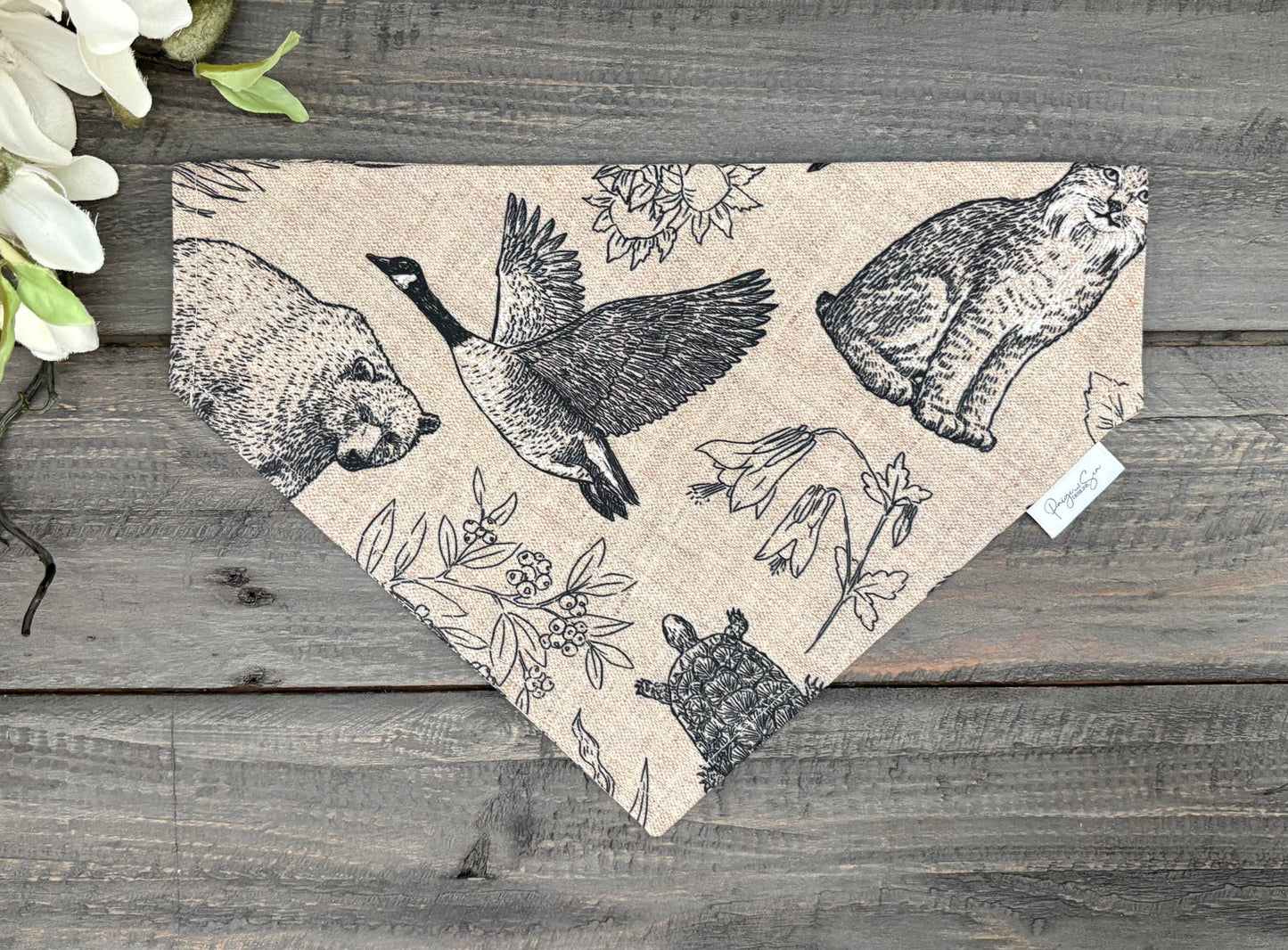 Over the Collar Pet Bandana - Canadian Wilderness