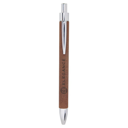 Personalized Leatherette Pens - 16 Colours