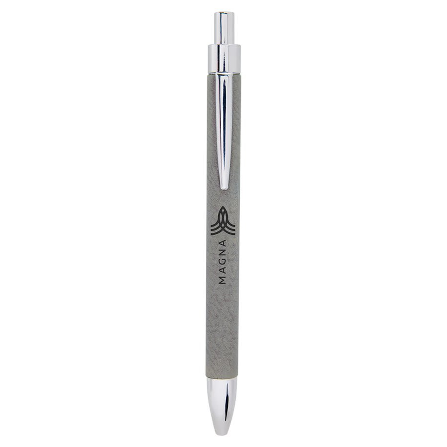 Personalized Leatherette Pens - 16 Colours