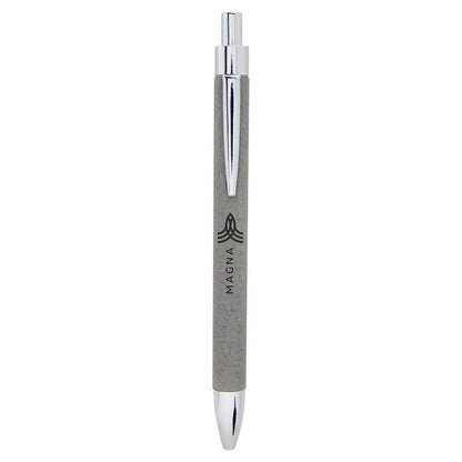 Personalized Leatherette Pens - 16 Colours