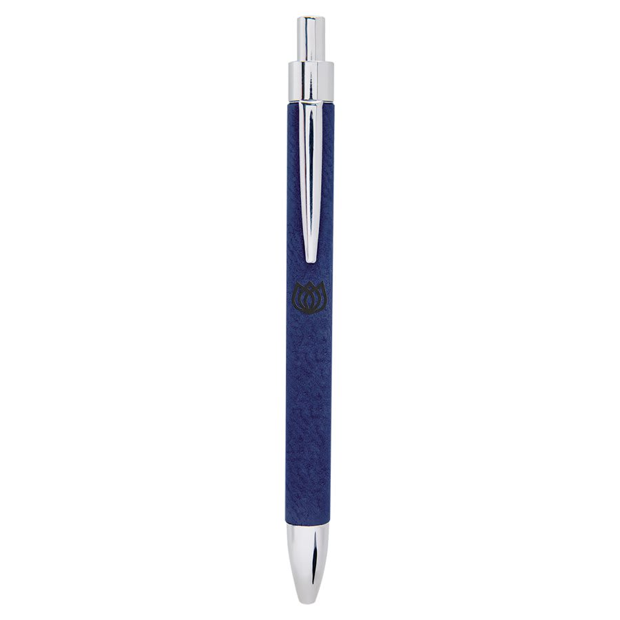 Personalized Leatherette Pens - 16 Colours