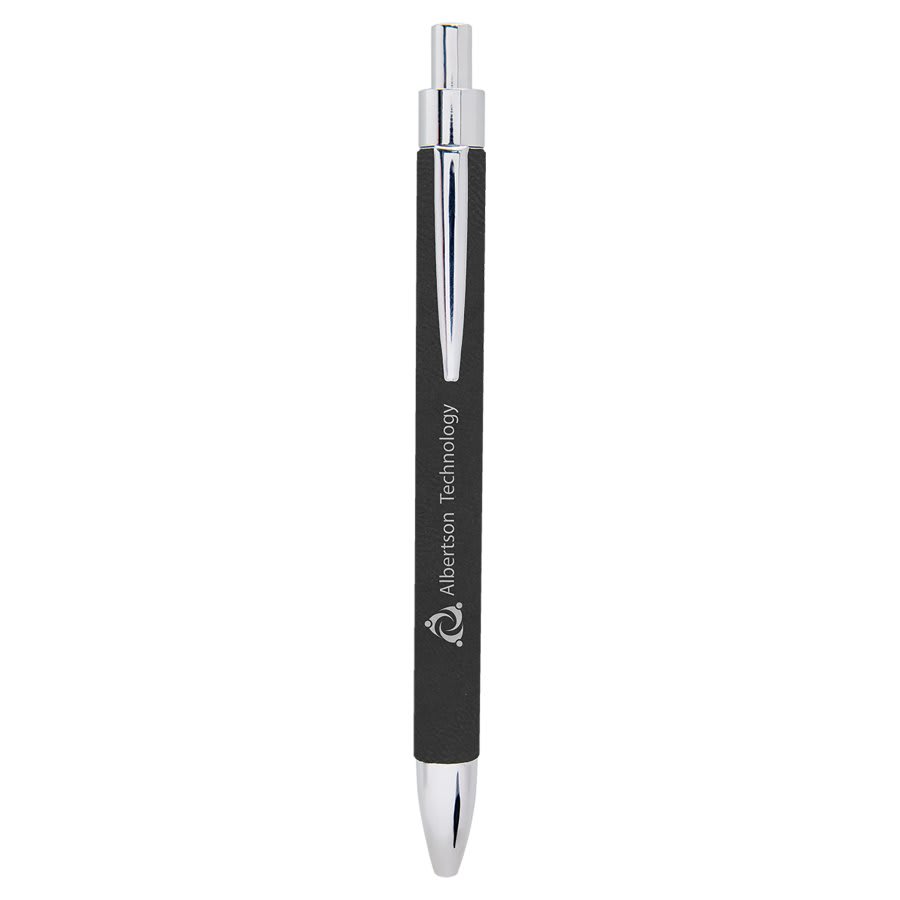 Personalized Leatherette Pens - 16 Colours