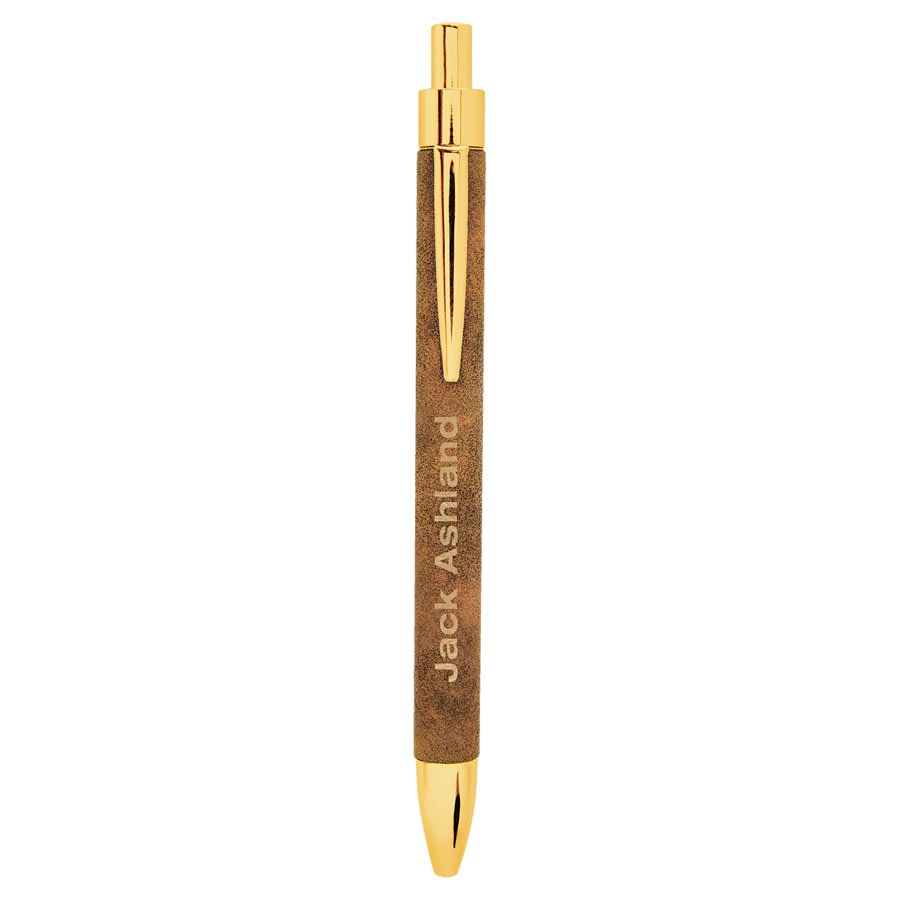 Personalized Leatherette Pens - 16 Colours