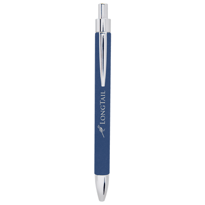 Personalized Leatherette Pens - 16 Colours