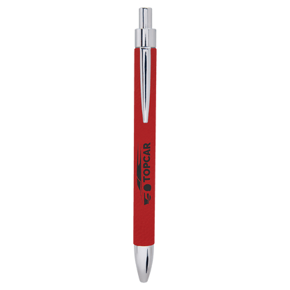 Personalized Leatherette Pens - 16 Colours